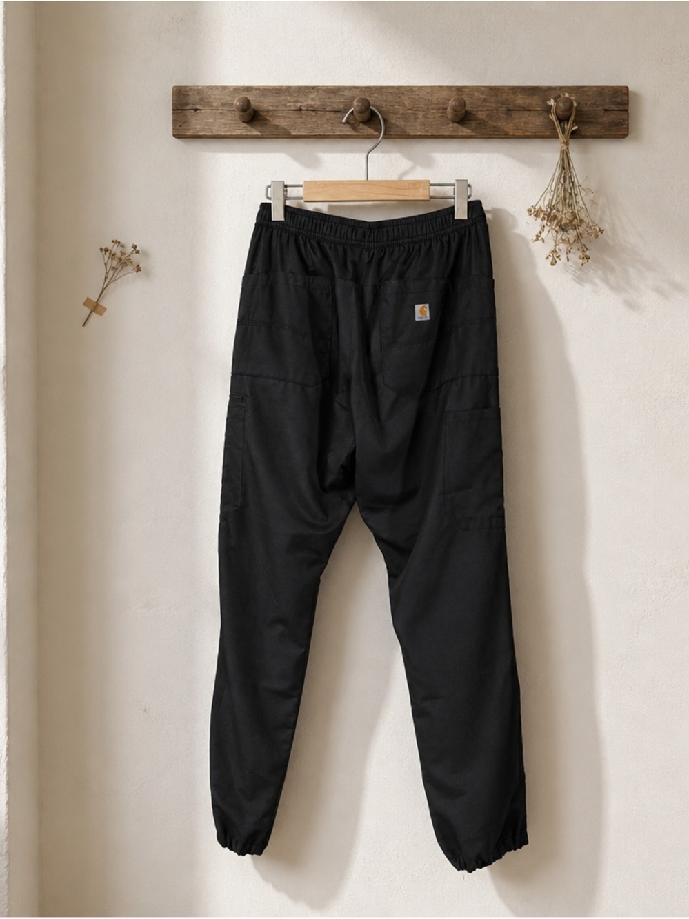 Carhartt Men's Black Cargo Utility Pants - Picture 2 of 4